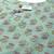 Green floral print cotton salwar
