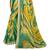 Vishal Prints Tea Green Printed Chiffon Brasso Saree With Fancy Lace Border
