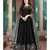 Black Golden Embroidered Anarkali Suit