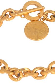Italian Multi Link 18K Gold Plated Surgical Stainless Steel Bracelet for Men