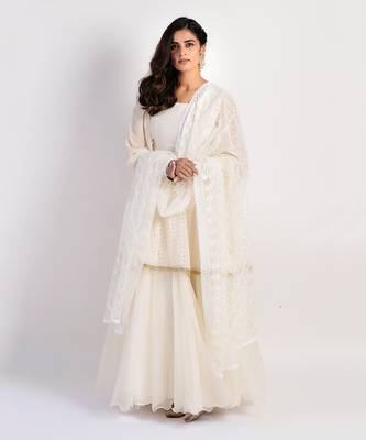Ivory Pearl Garden Anarkali 1