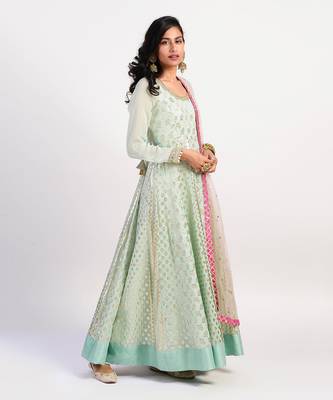 mint green Peppermint Anarkali 2