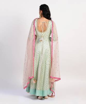 mint green Peppermint Anarkali 3