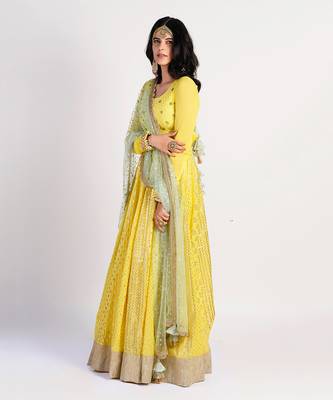 yellow haze anarkali 3