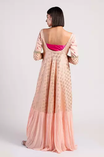 Pink & Peach anarkali