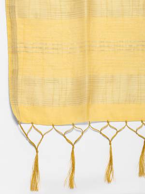 Yellow embroidered chanderi salwar 4