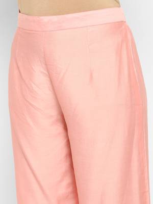 Baby-pink embroidered chanderi salwar 3
