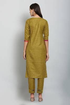 Mehendi embroidered cotton salwar 4