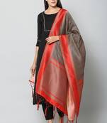Black self design viscose rayon salwar