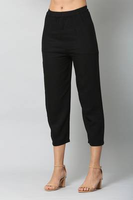 Black self design viscose rayon salwar 3