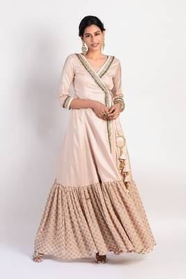 peach Dusty Rose Angrakha 1