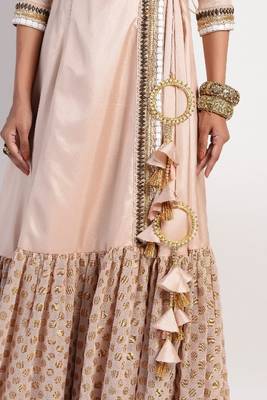 peach Dusty Rose Angrakha 4