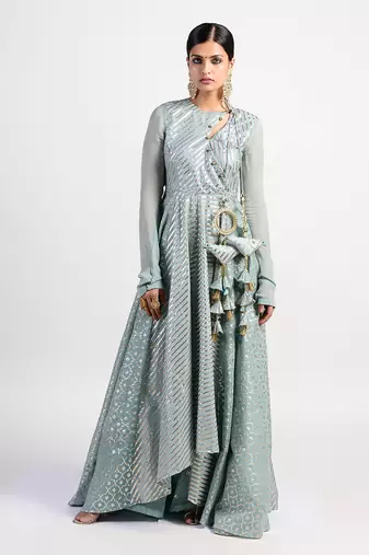 greyish blue Sea salt mastani