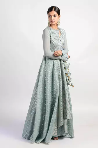greyish blue Sea salt mastani