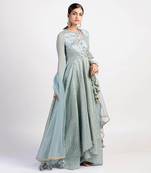 greyish blue Sea salt mastani