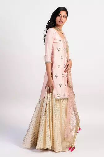 Blush baby Pink Kurta set