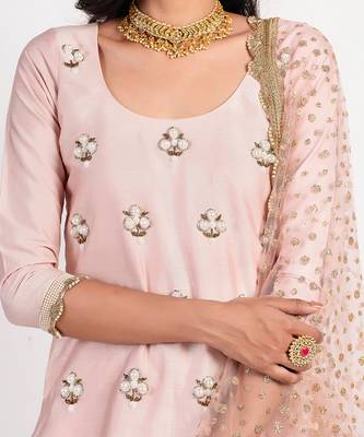 Blush baby Pink Kurta set 4