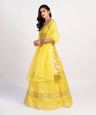 yellow maize lehenga 2