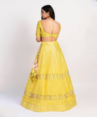 yellow maize lehenga 3