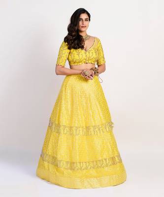 yellow maize lehenga 4