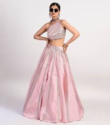 Stereo pastel Pink lehenga