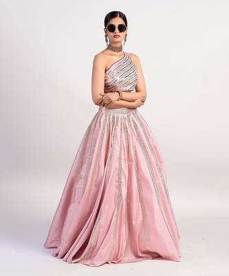 Stereo pastel Pink lehenga 3