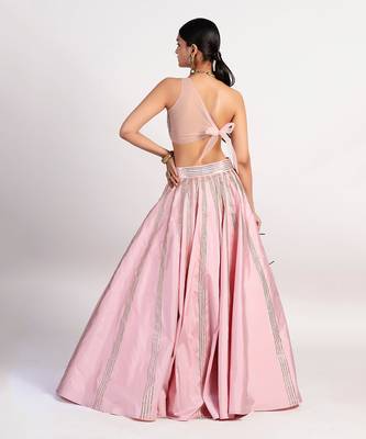 Stereo pastel Pink lehenga 6