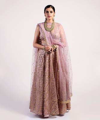 shady lilac lehenga 1
