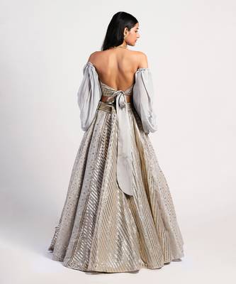 silver grey drop lehenga 5