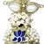 Blue Meenakari Lotus Pearl Jhumki earring for women