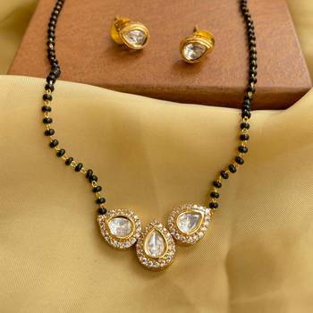 White diamond mangalsutra 2