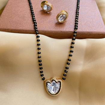 White diamond mangalsutra 2