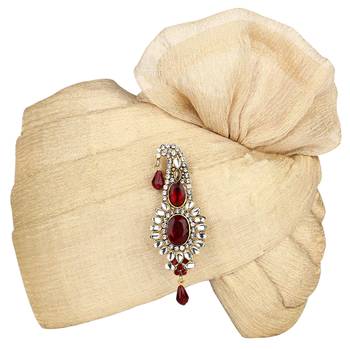 Indian Bollywood Traditional Kalangi For sherwani Kilagi Brooch for Turban Safa for Men's Boys Wedding(Safa Exclude) 1