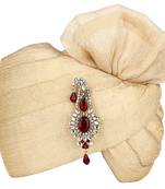 Indian Bollywood Traditional Kalangi For sherwani Kilagi Brooch for Turban Safa for Men's Boys Wedding(Safa Exclude)