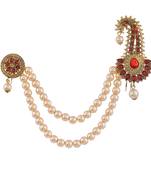 Indian Bollywood Traditional Kalangi Kilagi Brooch for Turban Safa for Men's Boys Wedding(Safa Exclude)