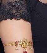 Banju Bandh/ Vanki/ polki Ananta/ Angada/ Armlet/Indian Jewelry/Matte Gold Baju bandh/Indian wedding jewelry 