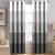 BELLA TRUE Digital Printed Door Curtains White::Grey (7 Feet) Pack of2
