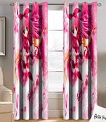 BELLA TRUE Digital Printed Door Curtains Multicolor (7 Feet) Pack of2