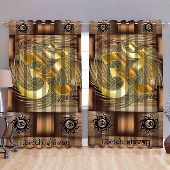 BELLA TRUE Digital Printed Door Curtains Multicolor (7 Feet) Pack of2 2