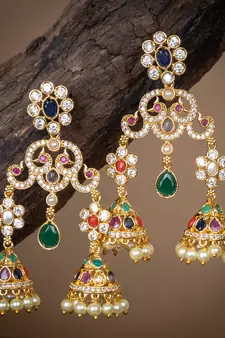 Gold pearl south-indian-jewellery