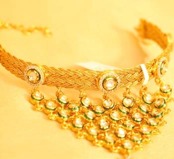 Antique Kundan Meenakari Bridal Bajuband 2