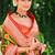 Green brasso patola saree with blouse