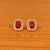 Red ruby  studs