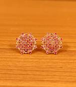 Red ruby  studs