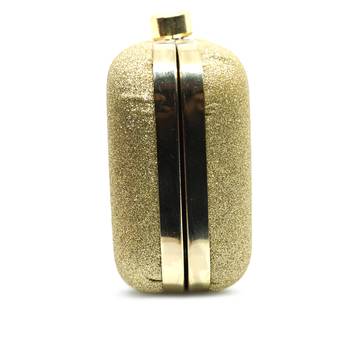 MaFs Gold Glittered Women Clutch 2