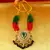 Necklace Gold Platted Stone Meenakari Cz Ad Moti Pearl Polki Kundun