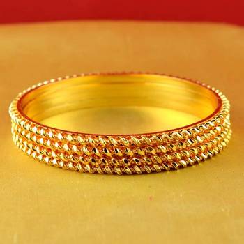 gold platted  bangles muti coulor  size-2.8 2