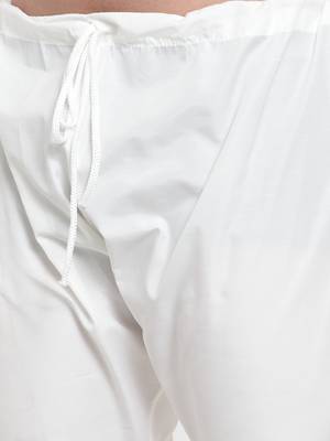Light Green solid kurta with churidaar pyjama 4
