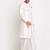 White solid kurta with pyjama