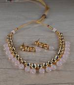 Kundan and Stone Embellished Necklace Set FNN312